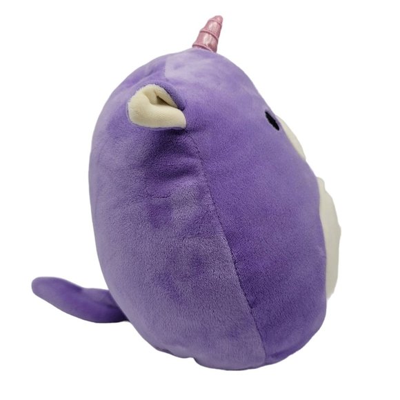 2/$15 Squishmallows Astrid Cow Unicorn Plush Purple 8" Tail Stuffed Kellytoy - Picture 4 of 9